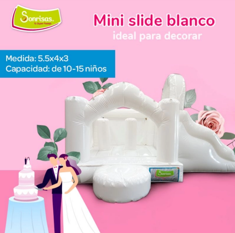 Mini slide blanco