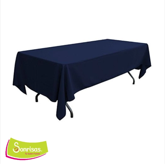 Mantel tablon azul marino