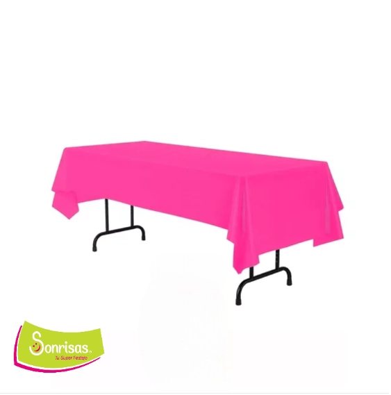 Mantel tablón rosa fiusha