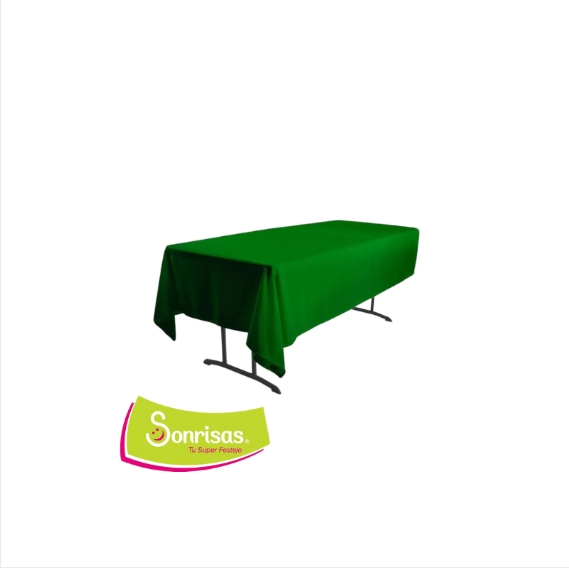 Mantel tablon verde bandera