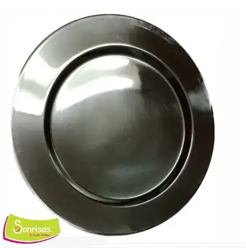 Plato base plata