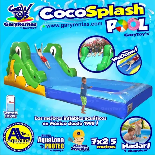Piscina hinchable cocosplash para fiestas y eventos