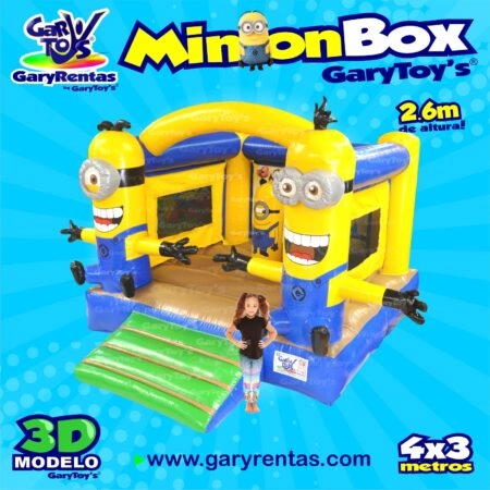 Caja temática minions para renta