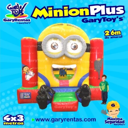 Minion plus para renta de fiestas y eventos