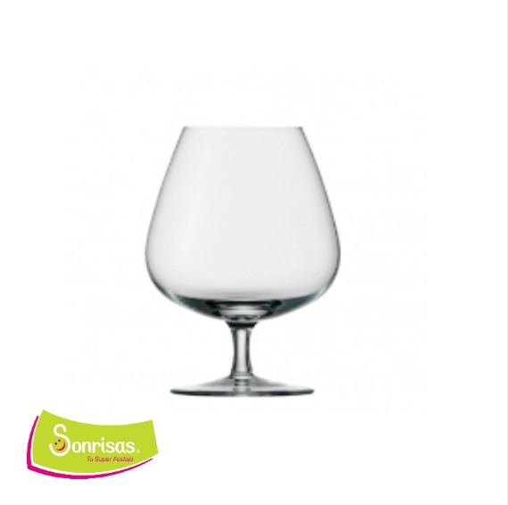 Juego 6 copas cognac bohemia crystalite colibrí 690ml