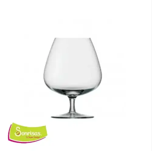 Juego 6 copas cognac bohemia crystalite colibrí 690ml