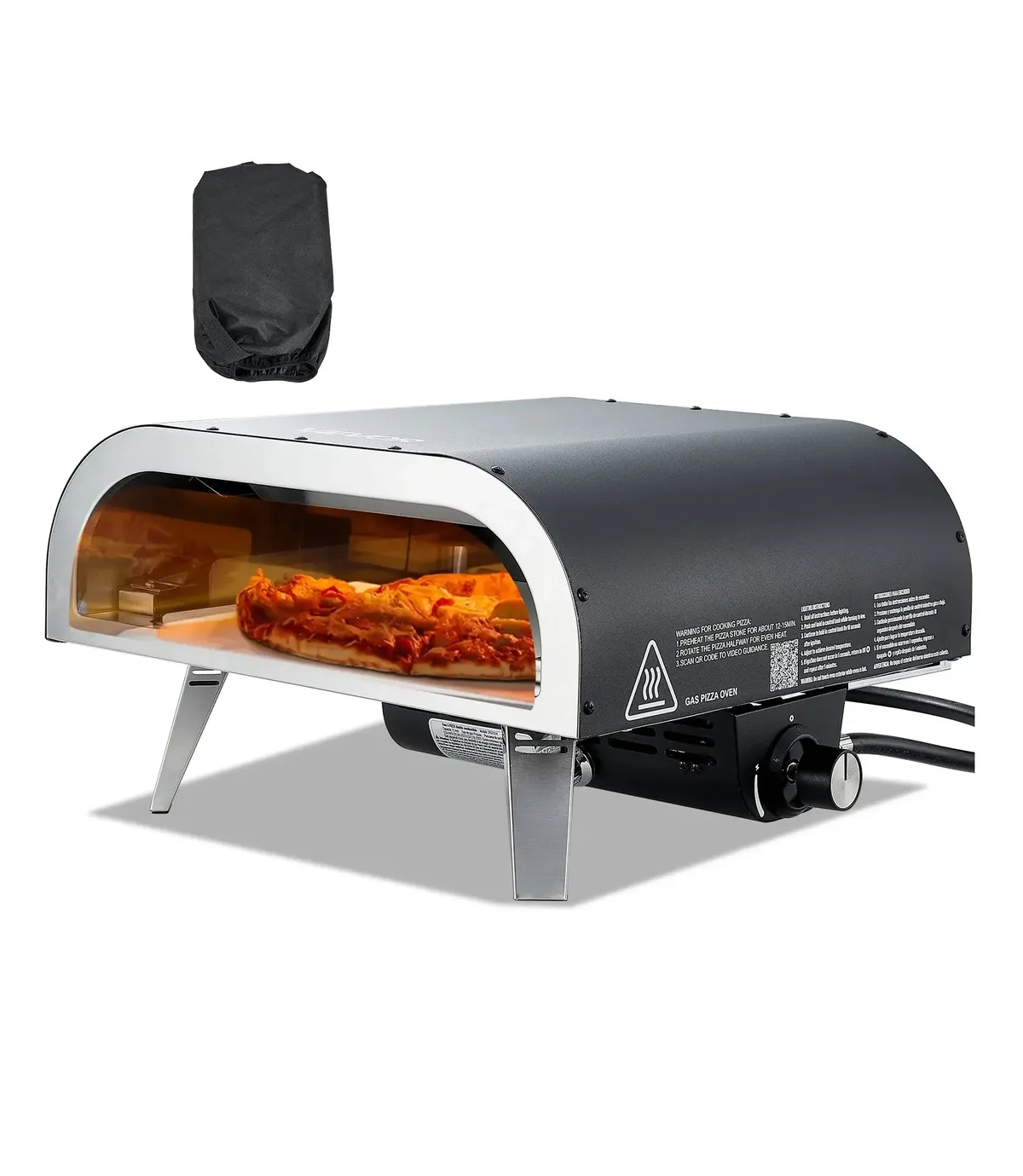 Horno de pizza a gas portátil para exterior