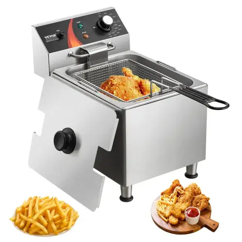 Freidora eléctrica comercial vevor 12.7 qt (12 l)