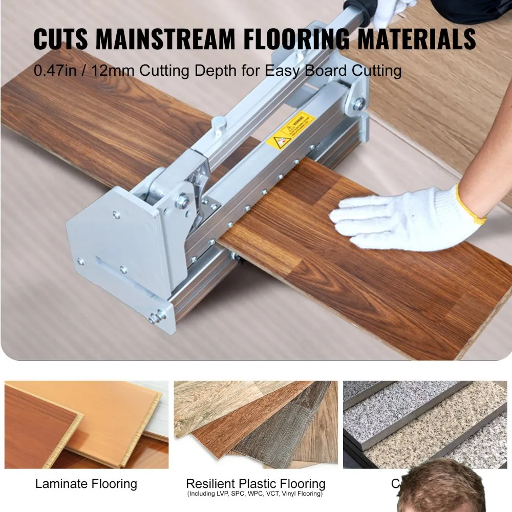 Cortador de pisos laminados y vinílicos vevor 13 pulgadas