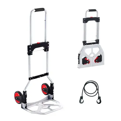 Carretilla plegable de aluminio vevor 80 kg